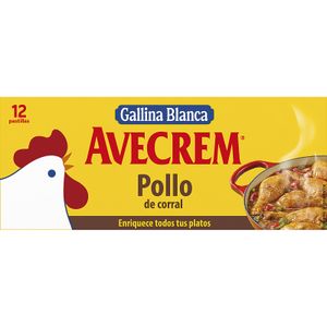 AVECREM Caldo de Pollo Deshidratado 12 Pastillas