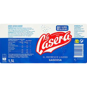 Gaseosa. Botella