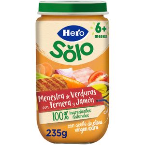 Tarrito Verdura con Jamón y Ternera HERO