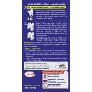 Recambio Insecticida Líquido 45 Noches