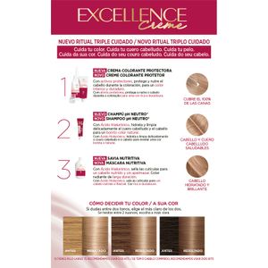 Segona imatge del producte Tint Nº 8.1 Clar Cendra de la marca EXCELLENCE