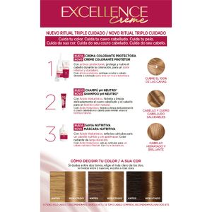 Segona imatge del producte Tint Nº 7.3 Ros Daurat de la marca EXCELLENCE