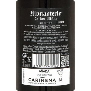 Vino Tinto Crianza D.O.Cariñena