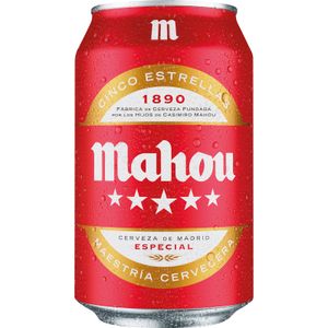 MAHOU 5 ESTR Cerveza Lata 5 Estrellas