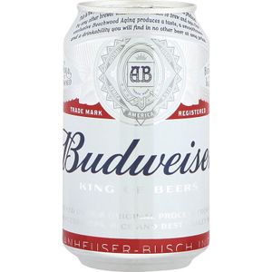 BUDWEISER Cerveza Americana Lata