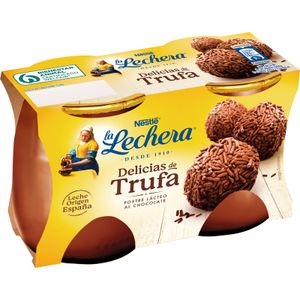 LA LECHERA Postre Sabor Trufa Pack de 2 Unidades