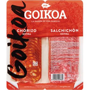 Chorizo y Salchichón Extra Pack  2 Unidades