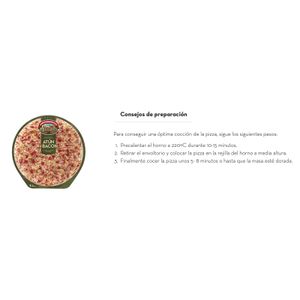 Pizza Atún y Bacón