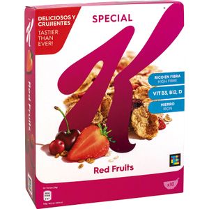 SPECIAL K Copos de Cereales con Frutas Rojas