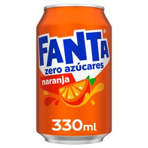 FANTA Refresco Naranja Zero Lata