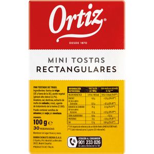 Mini Tostas Rectangulares