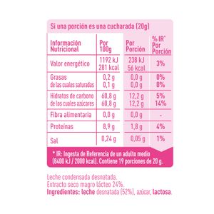 Tercera imagen del producto Leche Condensada Desnatada Sirvefácil de la marca LA LECHERA