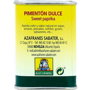 Pimentón Dulce Lata