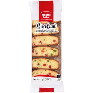 Bizcocho Fruit Glasé 6 Unidades 210 Gr