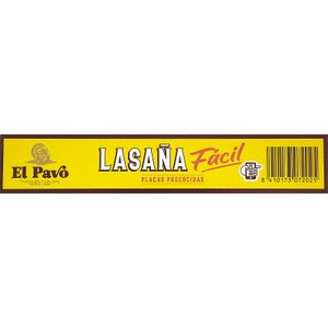 Lasaña Fácil Precocida Caja 18 Placas