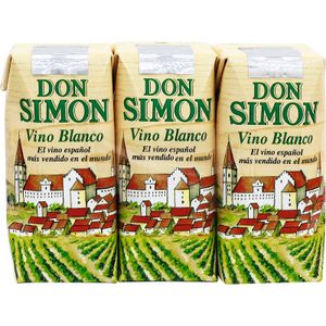 Vino Blanco de Mesa Pack de 3 Unidades DON SIMON