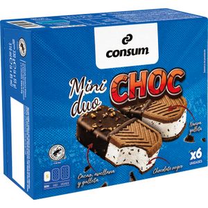 Imatge del producte Mini Sandvitx Bombó Paquet de 6 Unitats de la marca CONSUM