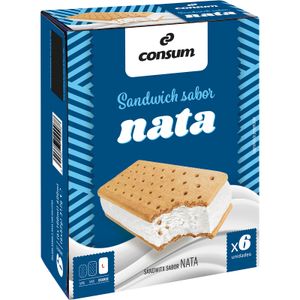 Sándwich de Nata Pack de 6 Unidades