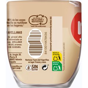 Crema de Leche y Avellanas Vaso Cristal