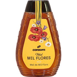 Miel mil flores con dosificador 500ml - La casa de la mel - Saudavel  Herbolario