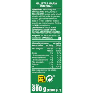 Galleta Maria Integral