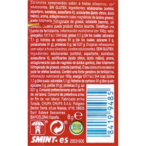 Caramelos Sabor Frutas sin Azúcar