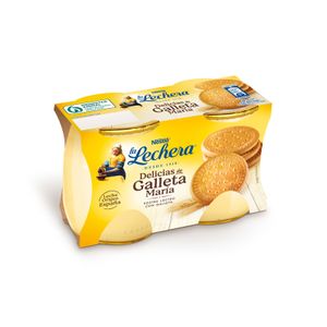 LA LECHERA Postre Sabor Galleta Pack de 2 Unidades