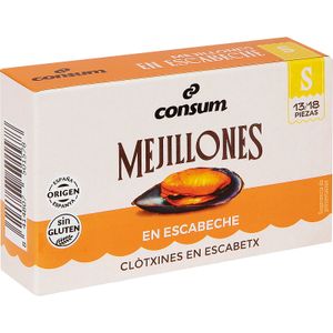Mejillones en Escabeche 13/18 Piezas
