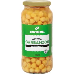 Imagen del producto Garbanzo Cocido Frasco de la marca CONSUM