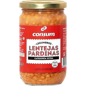 Lenteja Pardina Cocida Frasco