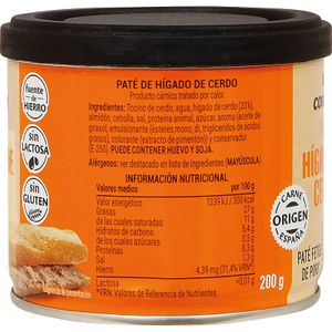 Pate Hígado de Cerdo Lata