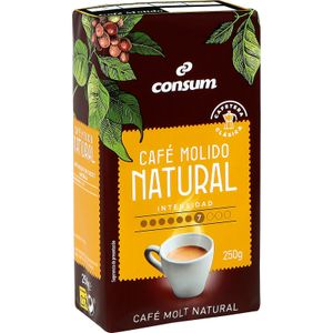 café molido natural, 250g