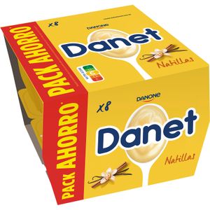 Danet de Vainilla Natillas Pack de 8 Und.
