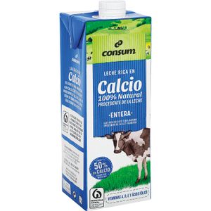 leche entera calcio, 1l