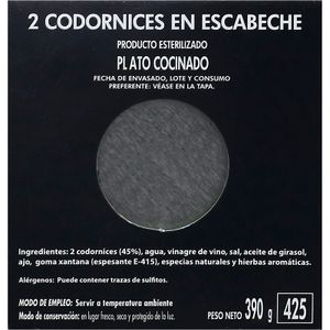 Codorniz en Escabeche Bote