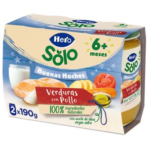 Tarrito Buenas Noches Pollo y Verduritas Pack 2 HERO