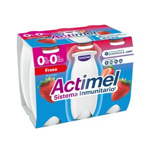 Actimel Líquido 0% Fresa Pack 6 DANONE