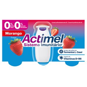 Actimel Líquido 0% Fresa Pack 6 Unidades