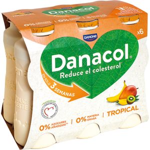 Danacol Beber Tropical 0% Azucares Añadidos