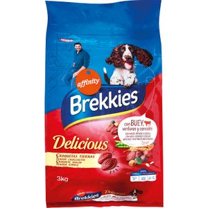 Comida Seca Perros Tender Buey BREKKIES