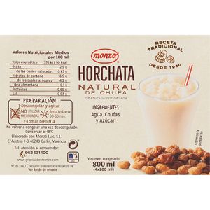 Horchata Granizada Pack de 4 Unidades