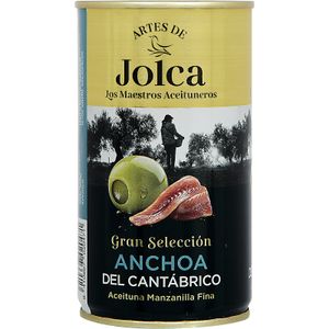 JOLCA Aceitunas Rellenas Anchoa Cantábrico Lata