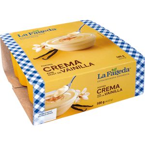 Natillas de Vainilla Pack de 4 Unidades 4 x 125 Gr