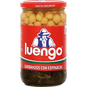 LUENGO Garbanzos Espinacas Frasco