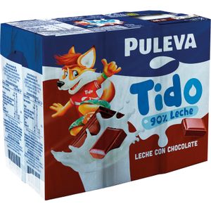 PULEVA Batido de Chocolate Minibrik Pack de 6