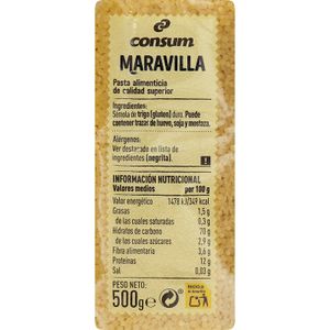 Pasta Maravilla Paquete