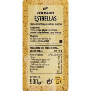Pasta Estrellas Paquete