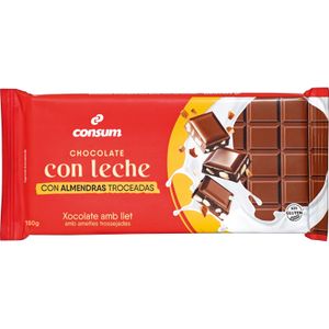 Chocolate con Leche con Almendras