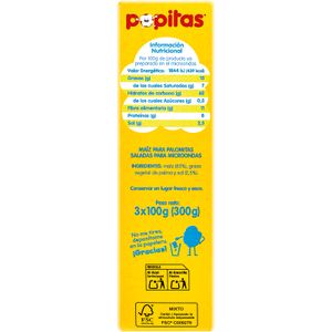 Palomitas Microondas Saladas Pack de 3