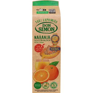 Zumo Exprimido Naranja Sin pulpa - Brik